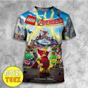 A New Hero Rises Lego Marvel Avengers Mission Demolition Disney Plus All Over Print T-Shirt