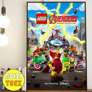 A New Hero Rises Lego Marvel Avengers Mission Demolition Disney Plus Poster Canvas