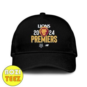 AFL 2024 Premiers Tee Brisbane Lions ETA October 2024 x New Balance Classic Hat-Cap Snapback