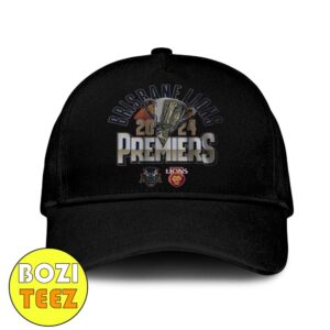 AFL 2024 Premiers Trophy Merchandise Tee Brisbane Lions ETA October 2024 Classic Hat-Cap Snapback