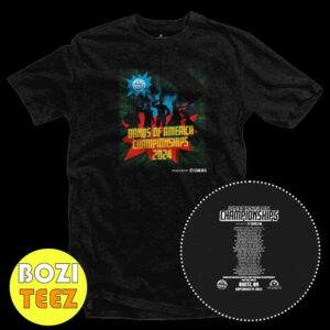 BOA 2024 Regional Championships And List Of Particiapting Groups September 21 2024 Two Sides T-Shirt