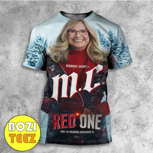 Bonnie Hunt Is MC Red One Movie November 15 2024 All Over Print T-Shirt