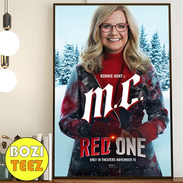 Bonnie Hunt Is MC Red One Movie November 15 2024 Poster Canvas