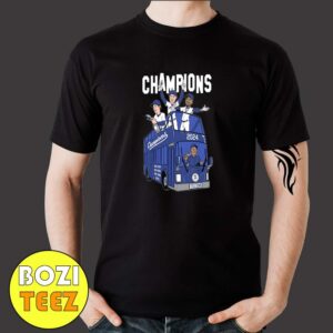 Congratulations Los Angeles Dodgers Is MLB World Series Champions 2024 Winner On Bus Merchandise T-Shirt