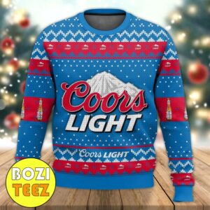 Coors Light Beer Lovers Christmas Gift 2024 Xmas Ugly Sweater