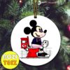 Custom Mickey Mouse Kansas City Chiefs Shit On Baltimore Ravens Christmas Tree Decorations Ornament