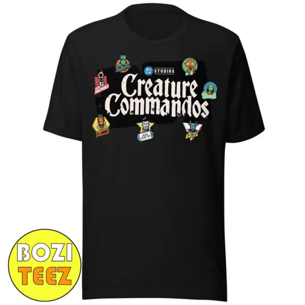 Exclusive DC Studios Creature Commandos Merchandise Roll Call T-Shirt