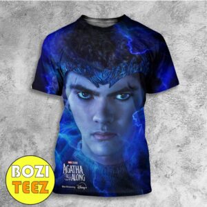 First Poster For Joe Locke As Wiccan In Agatha All Along Marvel Studios All Over Print T-Shirt