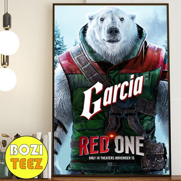 Garcia White Bear Red One Movie Theaters November 15 2024 Poster Canvas