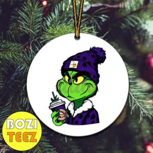 Grinch x Minnesota Vikings Logo Christmas Tree Decorations Ornament