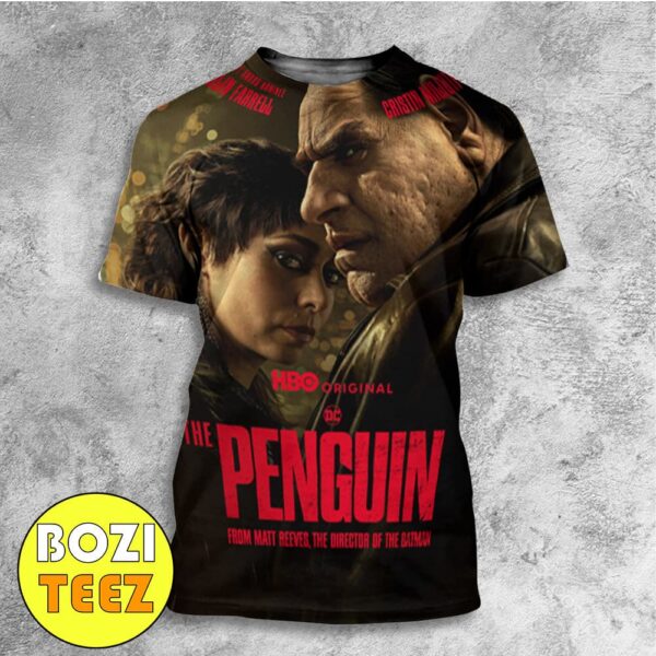 HBO Original The Penguin From Matt Reeves The Batman Universe With Colin Farrell And Cristin Milioti All Over Print T-Shirt