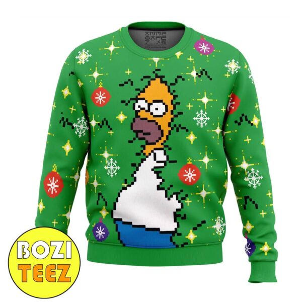 Homer Bush Meme The Simpsons Ugly Christmas Sweater For Family