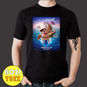 New Poster For Moana 2 Disney Movie At November 27 2024 Merchandise T-Shirt