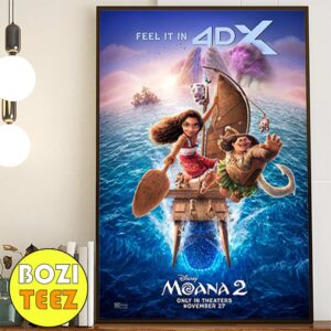 New Poster For Moana 2 Disney Movie At November 27 2024 Poster Canvas