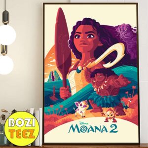 New Poster For Moana 2 The Hollywood Handle In Theaters On November 27 2024 Poster Canvas