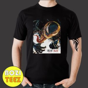 New Poster For Venom The Last Dance October 25 2024 Chinese Version Merchandise T-Shirt