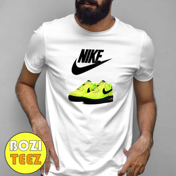 Nike Air Force 1 Low Dance Volt And Black Sneaker T-Shirt