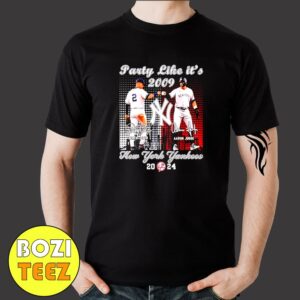 Party Like It’s 2009 New York Yankees Derek Jeter And Aaron Judge T-Shirt