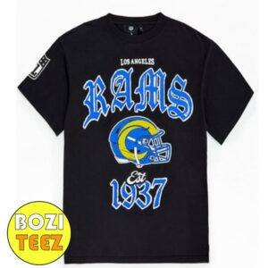 The Aleali May x NFL Collection Merchandise 2024 Los Angeles Rams T-Shirt