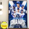 The MLB World Series 2024 New York Yankees vs Los Angeles Dodgers Poster Canvas