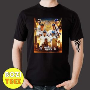 The MLB World Series 2024 New York Yankees vs Los Angeles Dodgers Merchandise T-Shirt