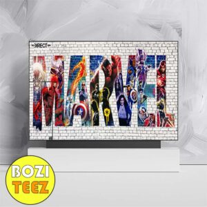 The New 2024 Logo For Marvel Studios Home Decorations Poster Canvas