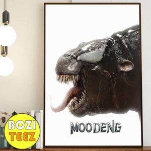 Venomized Moo Deng Funny Cute Venom The Last Dance Poster Canvas