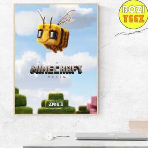 A Minecraft Movie On Apr 4th 2025 Only In Theaters Home Decor Poster Canvas