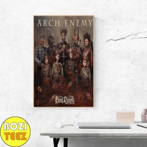 Arch Enemy New Album Blood Dynasty Mar 28th 2025 Home Decor Poster Canvas