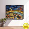 Dave Matthews Band Night 2 At Madision Square Garden In New York City 2024 Tour By Edward Hopper Home Decor Poster Canvas