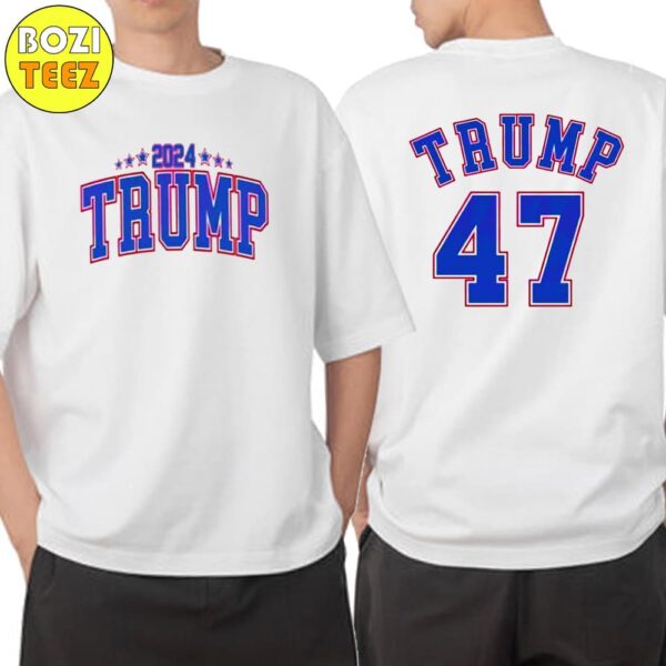 Donald Trump President 47th USA Team MAGA Two Sides T-Shirt