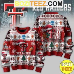 Kendrick Larma X NCAA Texas Tech Red Raiders Football They Not Like US Chirstmas Gifts 2024 Ugly Sweater