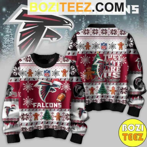 Kendrick Larma X NFL Atlanta Falcons 2024 They Not Like US Falcons Chirstmas Gifts 2024 Ugly Sweater