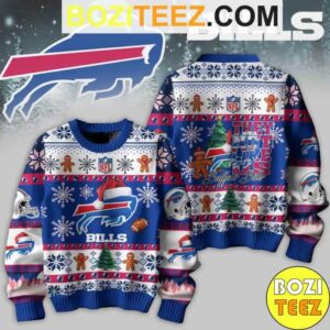 Kendrick Larma X NFL Buffalo Bills 2024 They Not Like US Bills Chirstmas Gifts 2024 Ugly Sweater