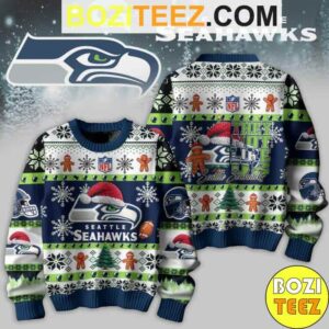 Kendrick Larma X NFL Seatle Seahawks Football They Not Like US Chirstmas Gifts 2024 Ugly Sweater