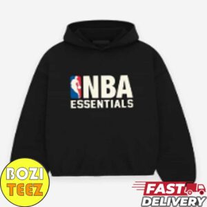 NBA X Fear Of God In 2024 Essentials Hoodie Long Sleeve Unisex T-Shirt