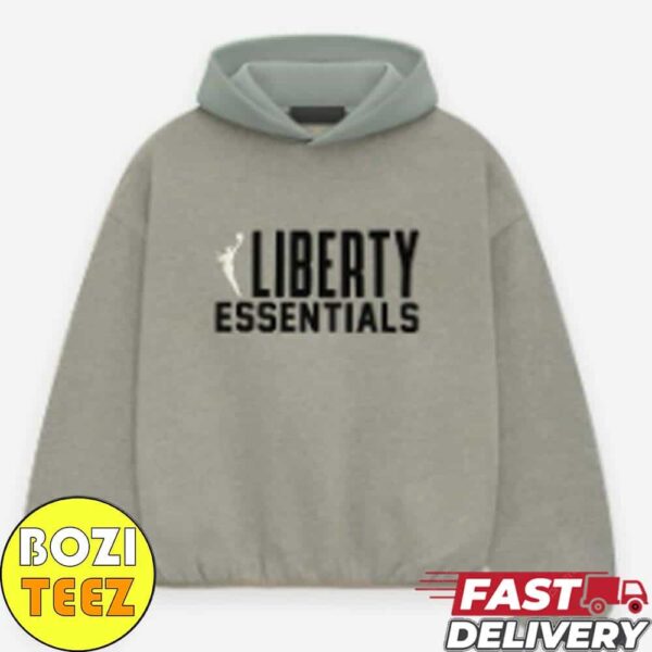 NBA X Fear Of God In 2024 New York Liberty Essentials Hoodie Long Sleeve Unisex T-Shirt