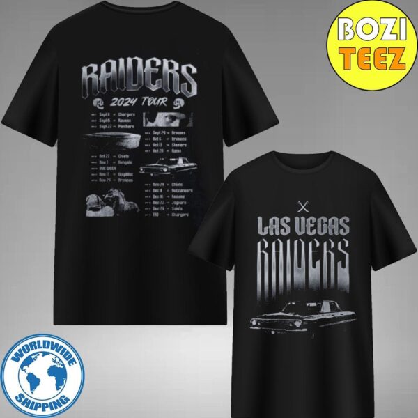 New Era Las Vegas Raiders 2024 Tour Two Sides Unisex T-Shirt