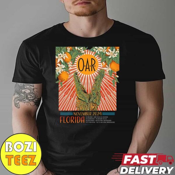 OAR Florida Tour List On Nov 22nd 2024 By Nathaniel Deas Essentials Unisex T-Shirt