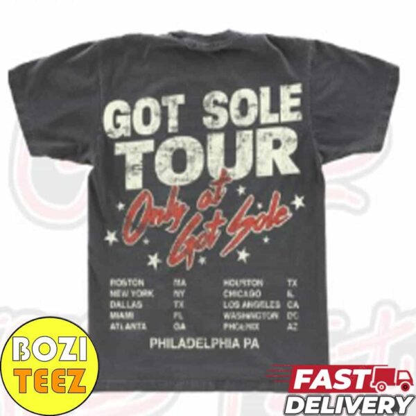 Philadelphia Got Sole Tour T- Shirt Limited Merch Essentials Unisex Shirt