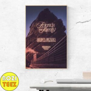 Shawn Mendes For Friends And Family Only Performing Shawn The Albumlive On Oct 28th 2024 At Red Rocks In Morrison Home Decor Poster Canvas