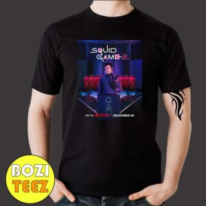 Squid Game Season 2 December 26 2024 Only On Netflix Lee Byung-hun as Frontman Merchandise T-Shirt