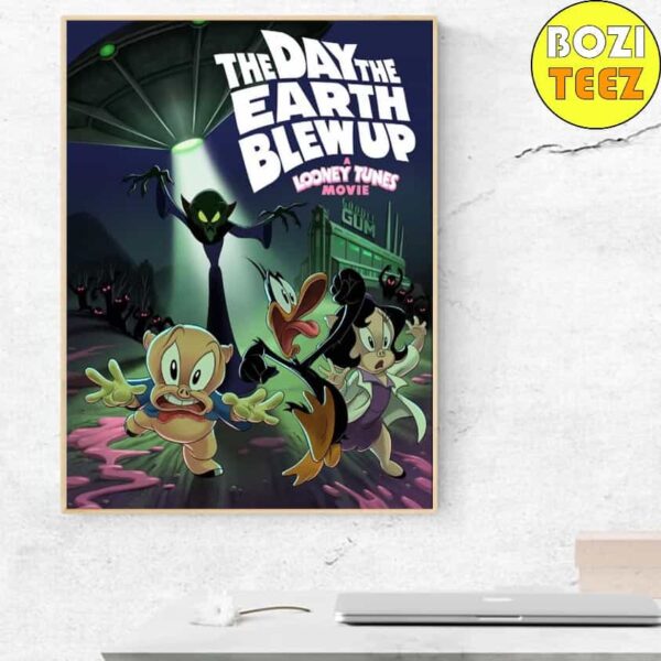 The Day The Earth Blew Up A Looney Tunes Movies On Feb 28th 2025 In Theaters Poster Home Decor Canvas