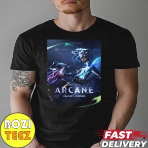 The Official Arcane Posters For Netflix France Act 1 By Name Jr And Kin Machina Essential Unisex T-Shirt