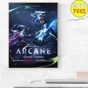 The Official Arcane Posters For Netflix France Act 1 By Name Jr And Kin Machina Home Decor Poster Canvas