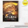 The Official Arcane Posters For Netflix France Act 1 By Name Jr And Kin Machina Home Decor Poster Canvas