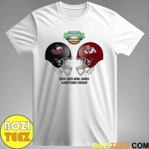 Famous Idaho Potato Bowl NCAA 2024-2025 Bowl Games Northern Illinois vs Fresno State At Albertsons Stadium Unisex T-Shirt